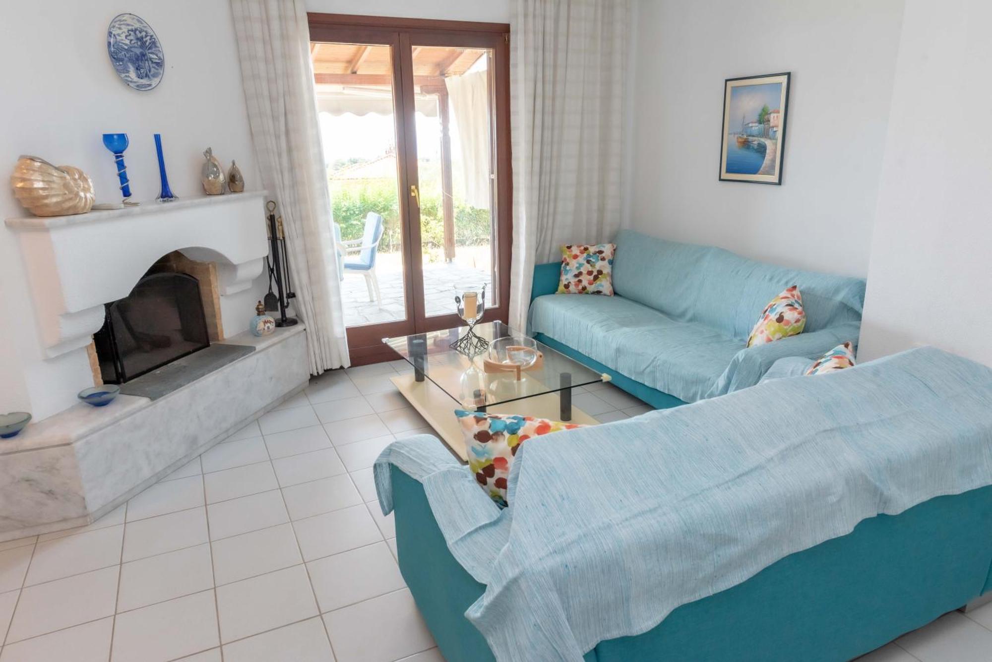 Sea View Maisonette Close To Neos Marmaras Villa Лагомандра Екстериор снимка