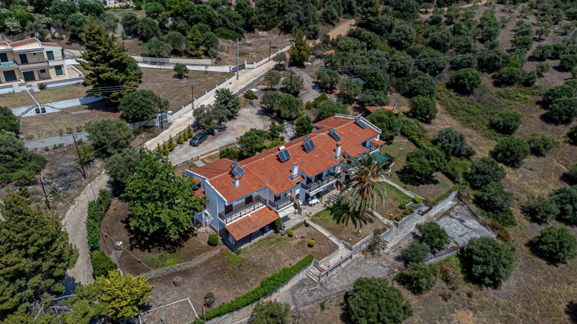Sea View Maisonette Close To Neos Marmaras Villa Лагомандра Екстериор снимка
